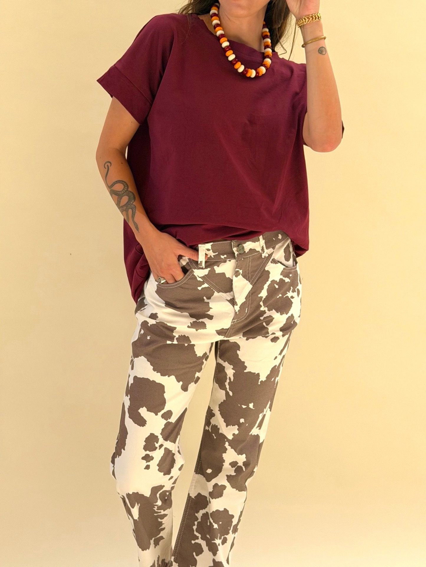 Polera Ximena - Burdeo