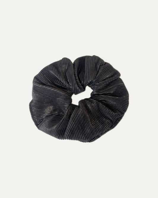 Collet Scrunchie Plisado Negro