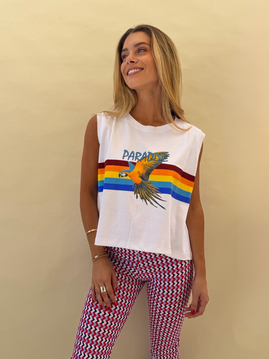 Polera hebra - tropical