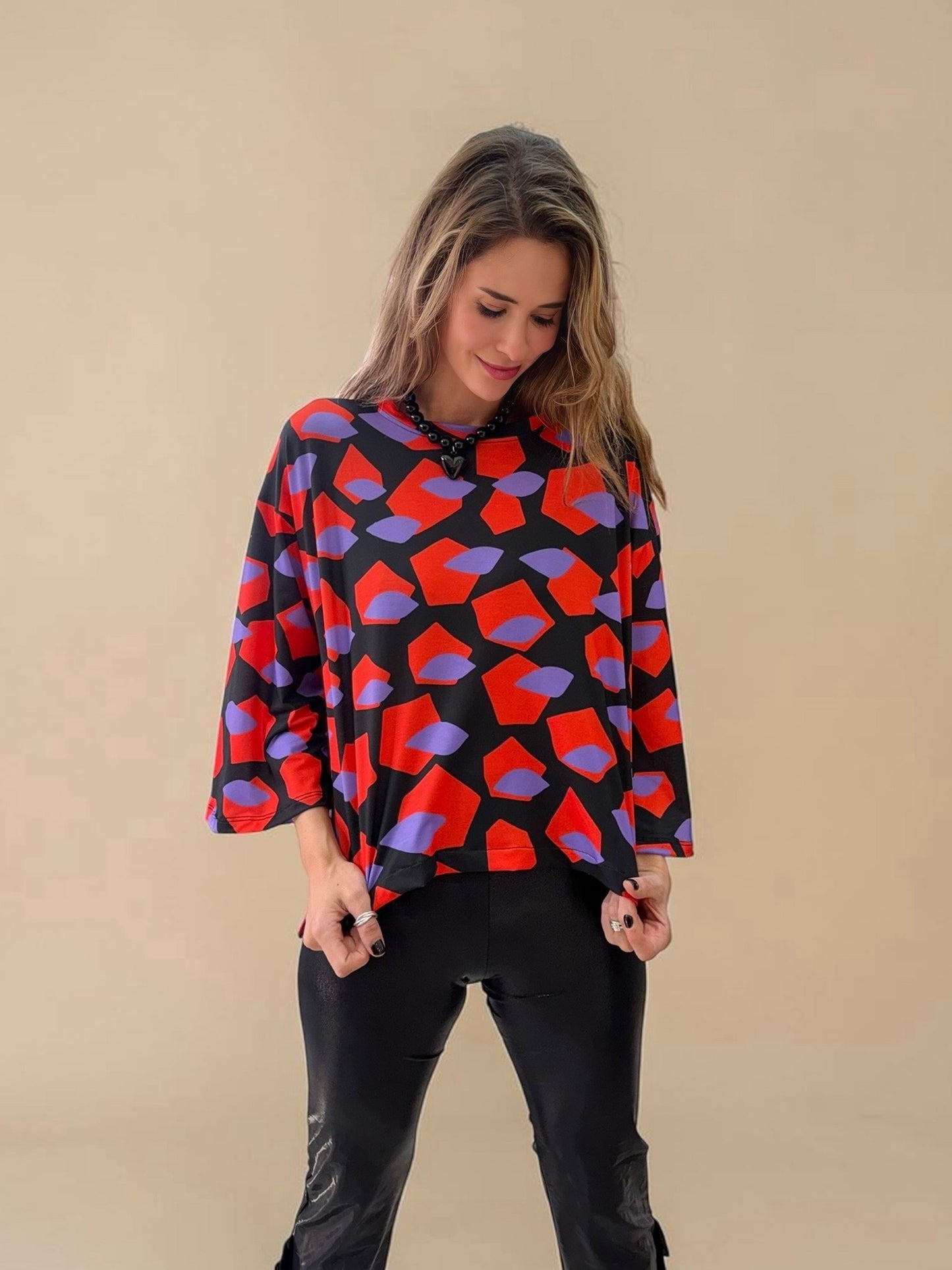 Polera Claudia - Geométrica