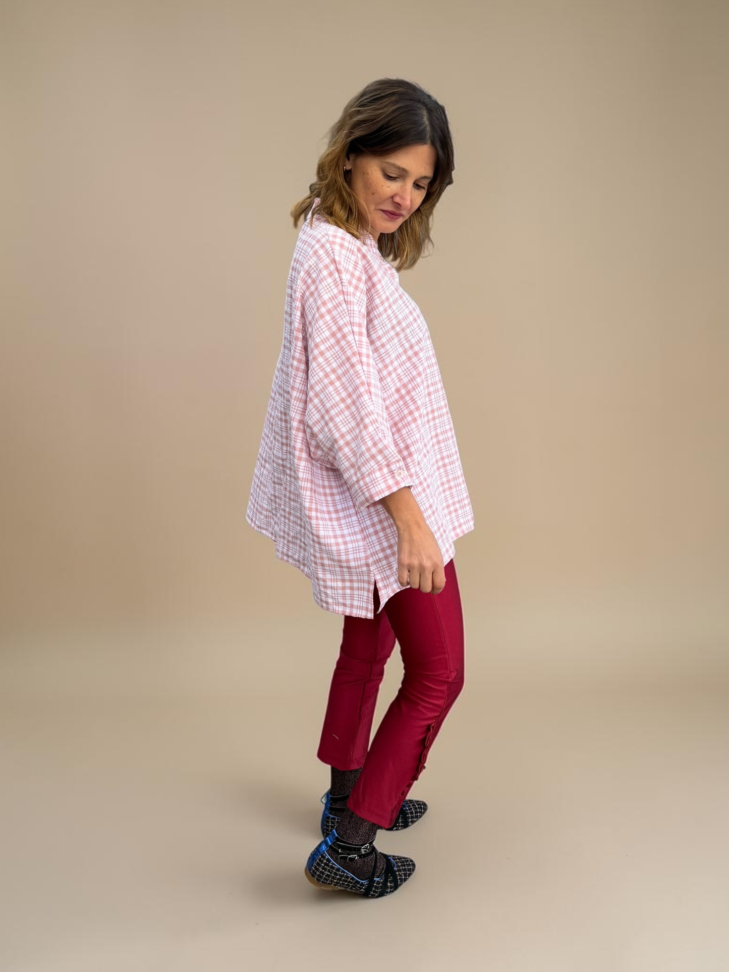 Blusa Paz - Cuadrille Rosa