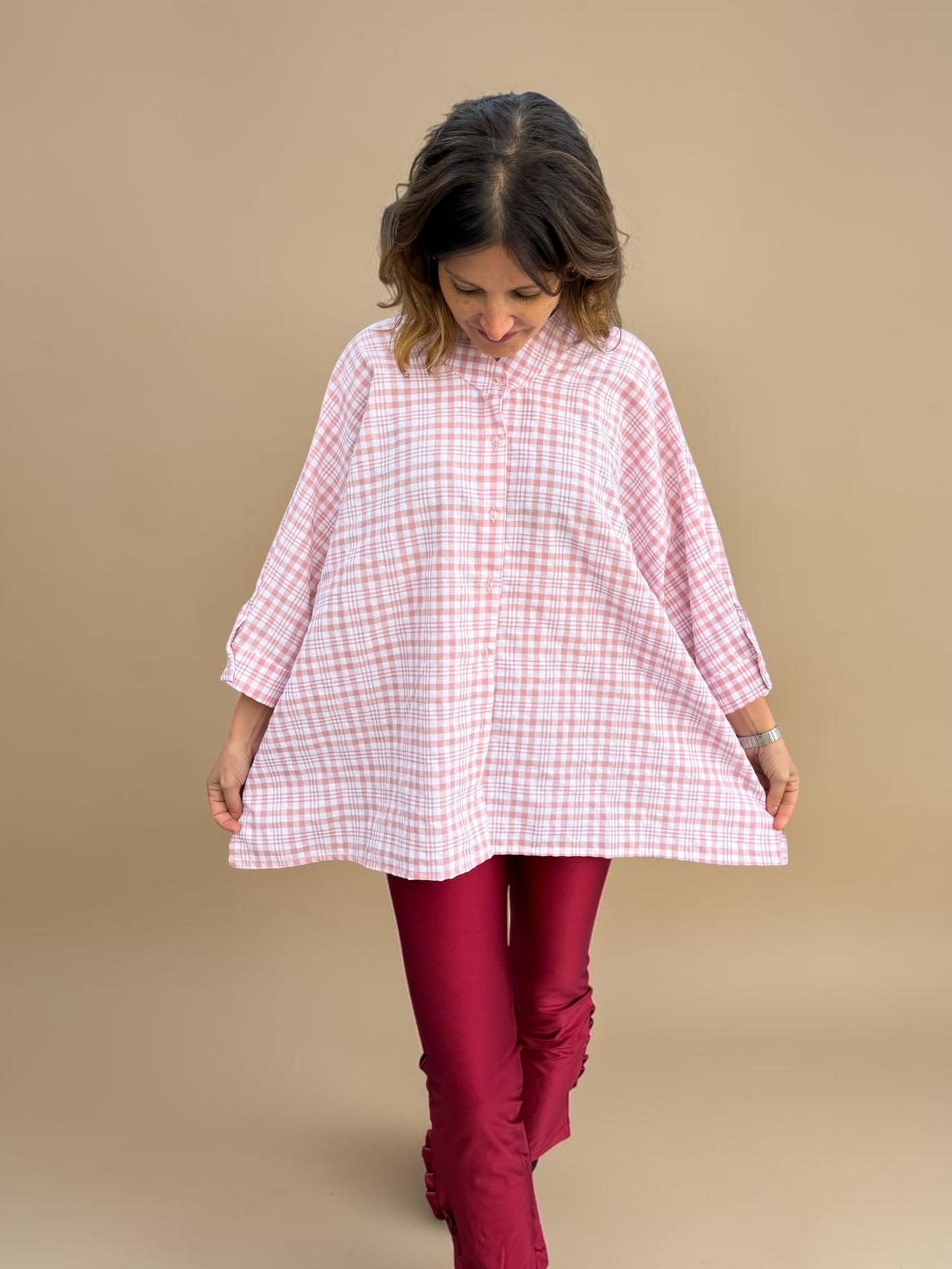 Blusa Paz - Cuadrille Rosa