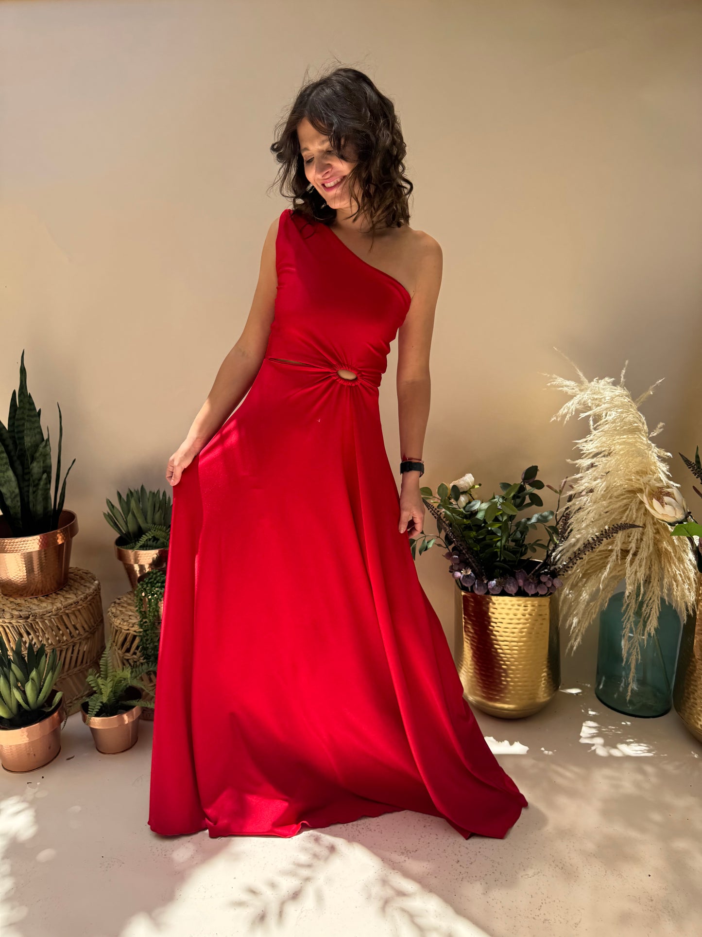 Vestido Antonia rojo