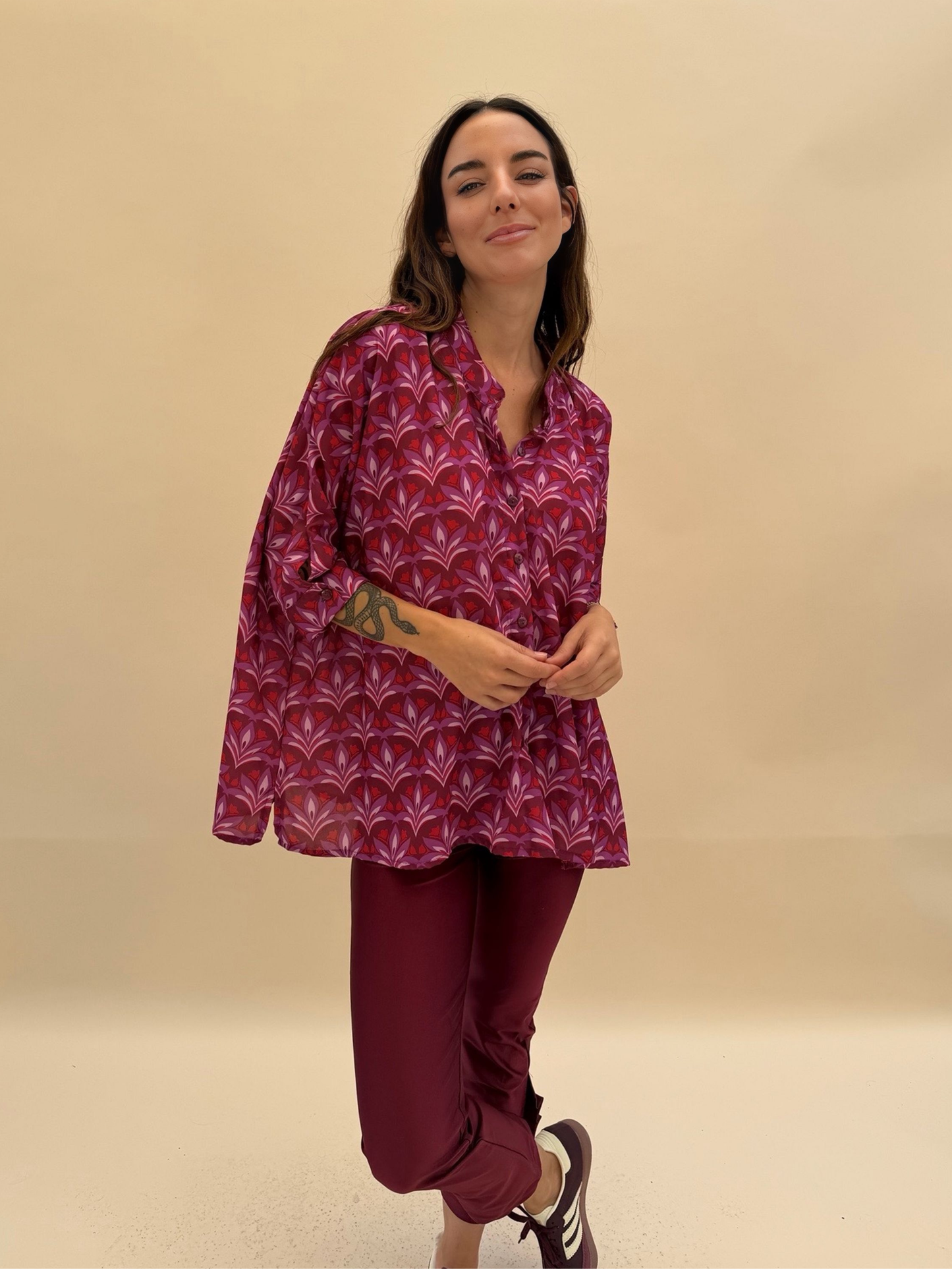 Blusa Paz - Morada