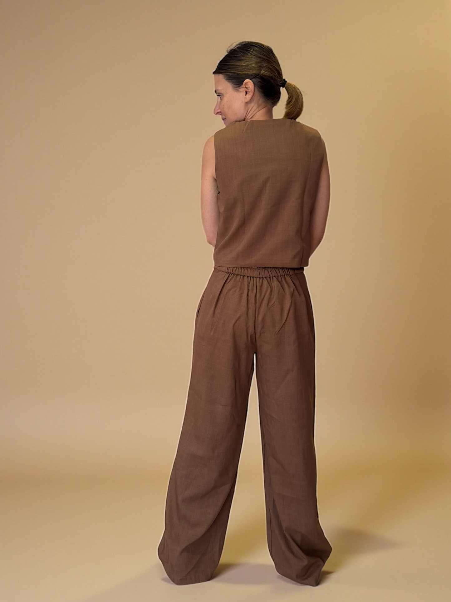 Pantalón Amanda - Café