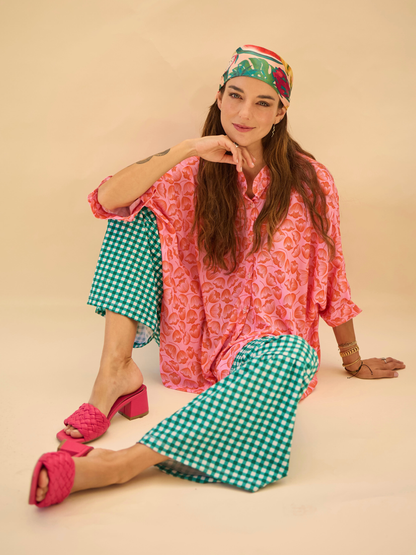 Patas Adela - Vichy Verde