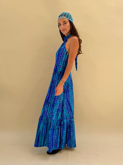 Vestido Fernanda - Calipso y Morado