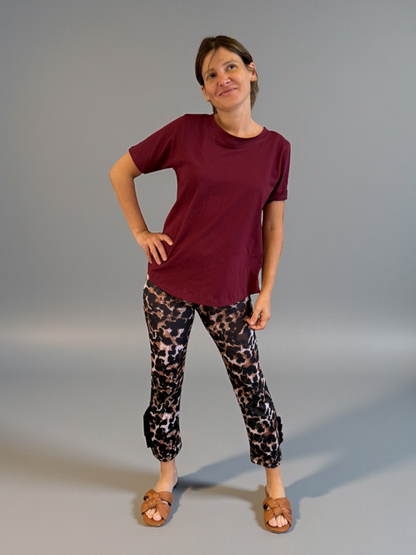 Polera Juana - Burdeo