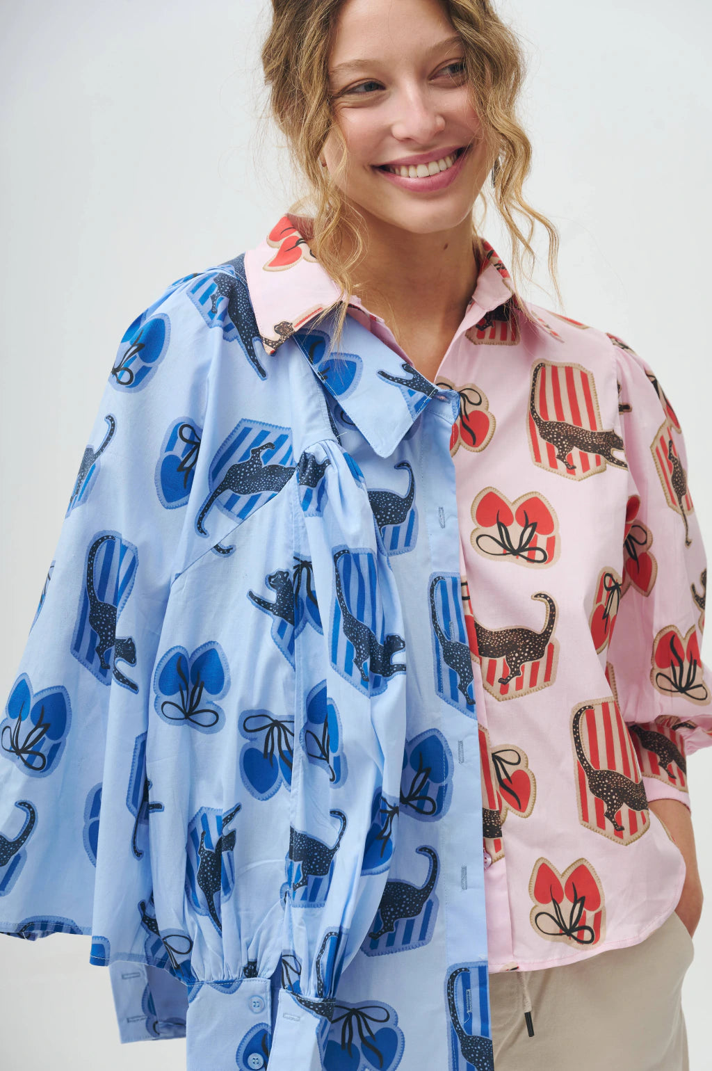 Blusa Cherry - Azul