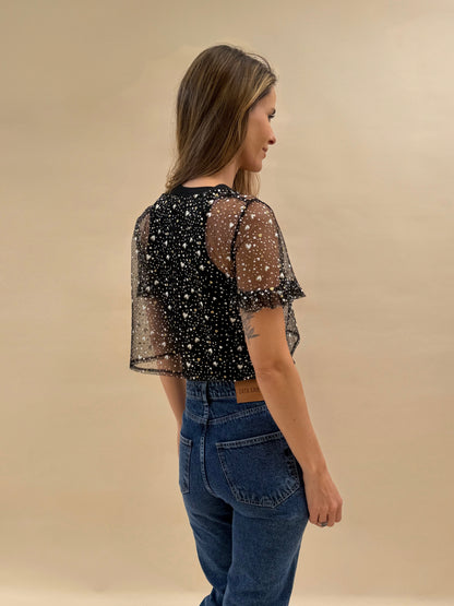 Polera Jaci - Negra Corazón
