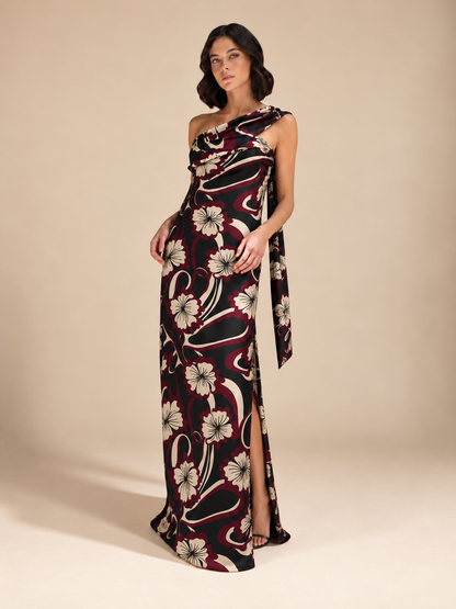Vestido Nina - Flores Negro