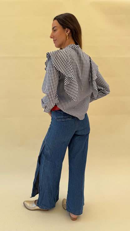 Blusa Alicia vuelos - Vichy