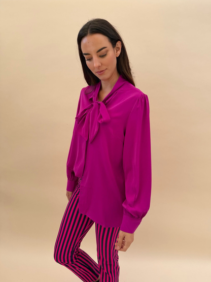 Blusa Flori - Fucsia