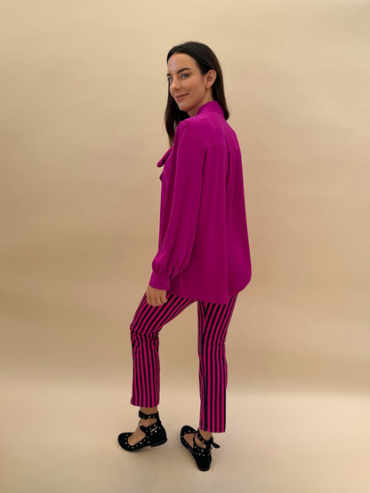 Blusa Flori - Fucsia