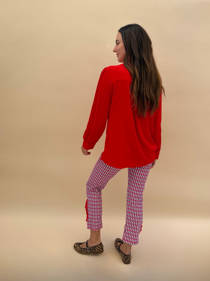 Blusa Flori - Rojo