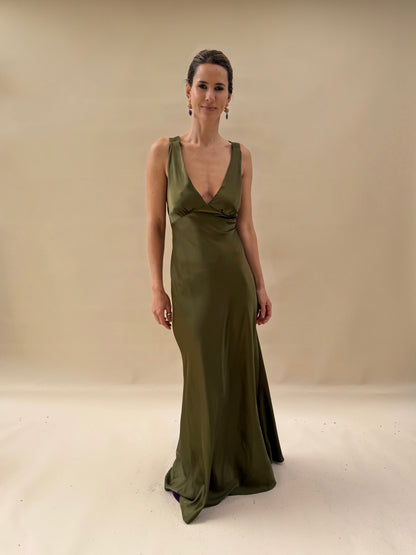 Vestido Dominga - Verde Oliva