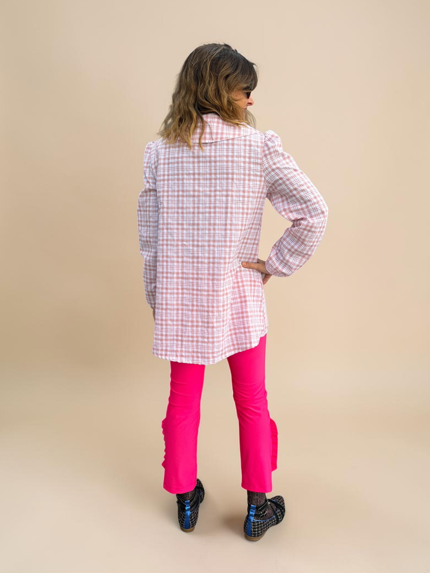 Blusa Clarita - Cuadrille Rosa