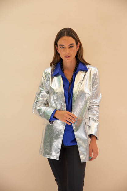 Blazer Metálico - Plata