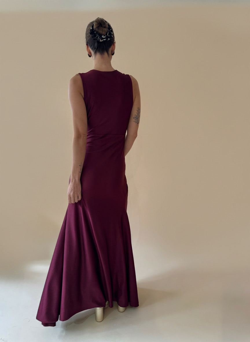 Vestido Anne - Burdeo