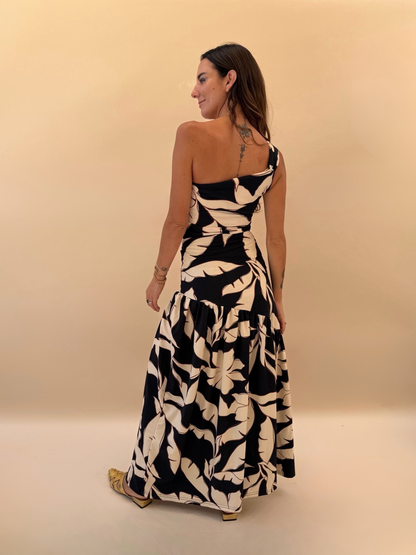Falda Blanca - Flores