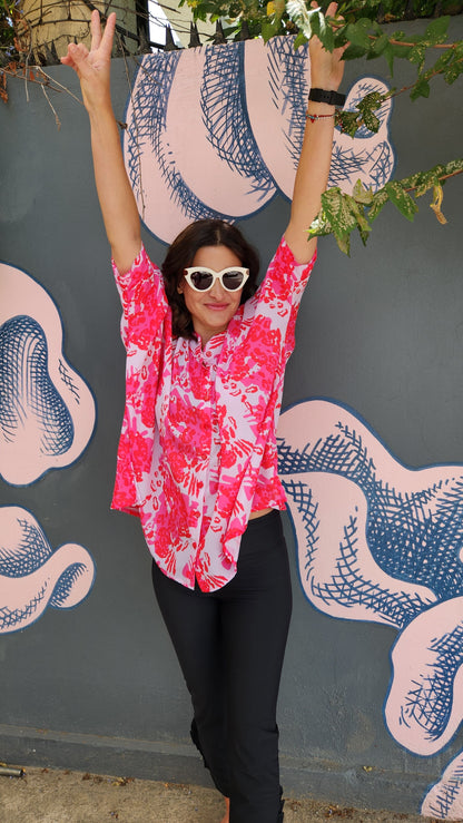 Blusa Paz print