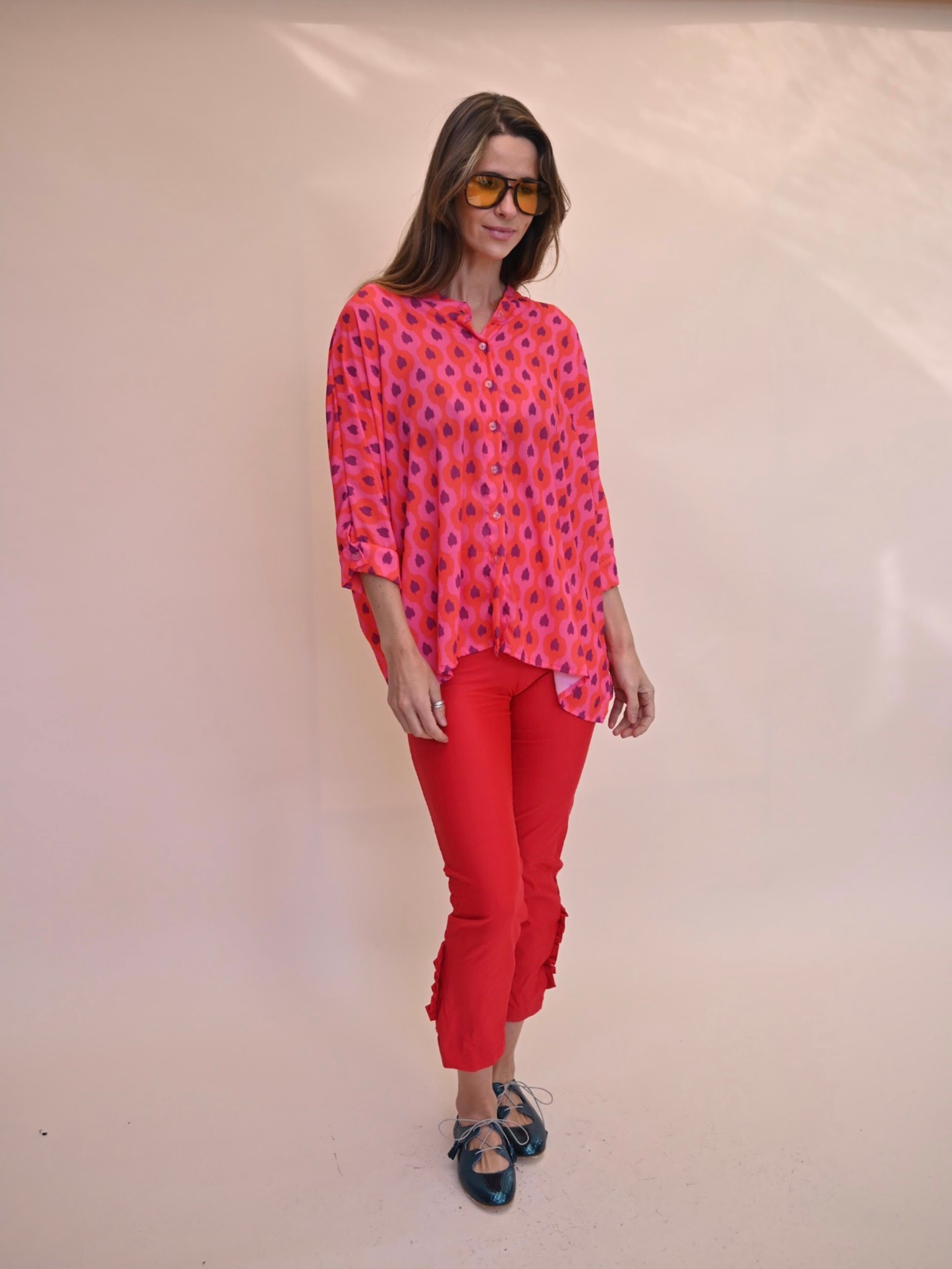 Blusa Paz - Rojo Morado