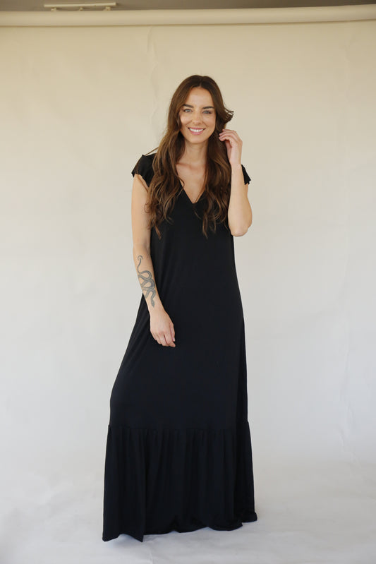 Vestido Lulu manga corta