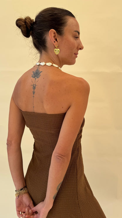 Vestido Virginia-Toffee
