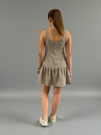 Vestido Olivia - Vichy Beige