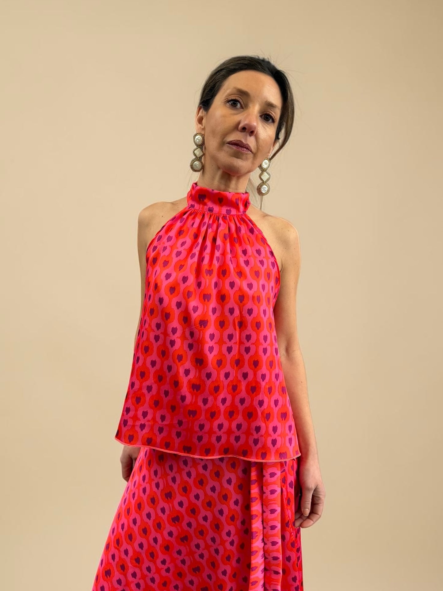 Top Lucía - Rojo Morado