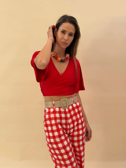 Top Maca - Rojo