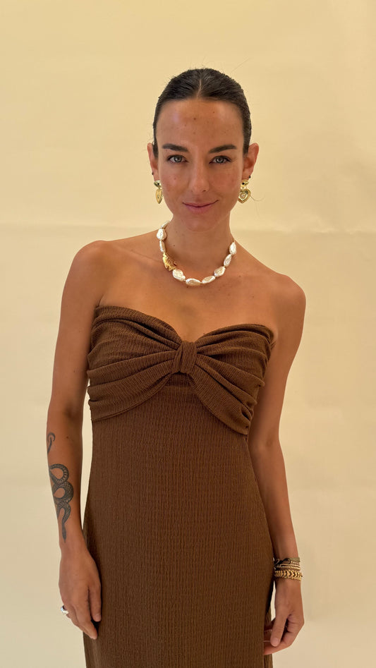 Vestido Virginia-Toffee