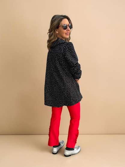 Blusa Clarita - Negra y Puntos