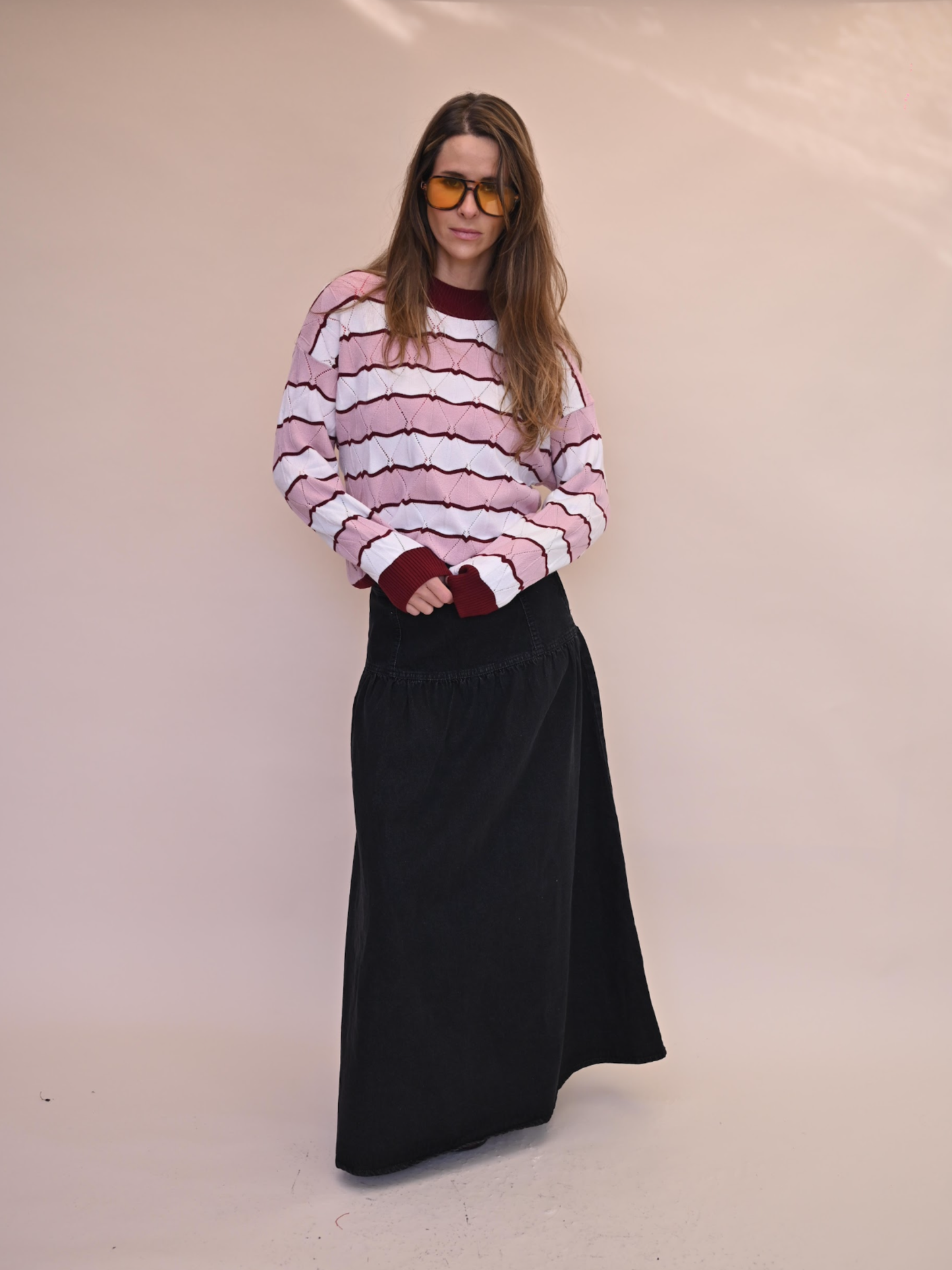 Falda Andrea - Denim Negro