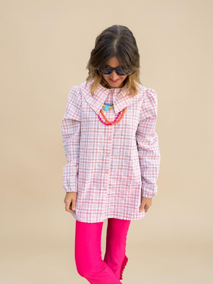 Blusa Clarita - Cuadrille Rosa