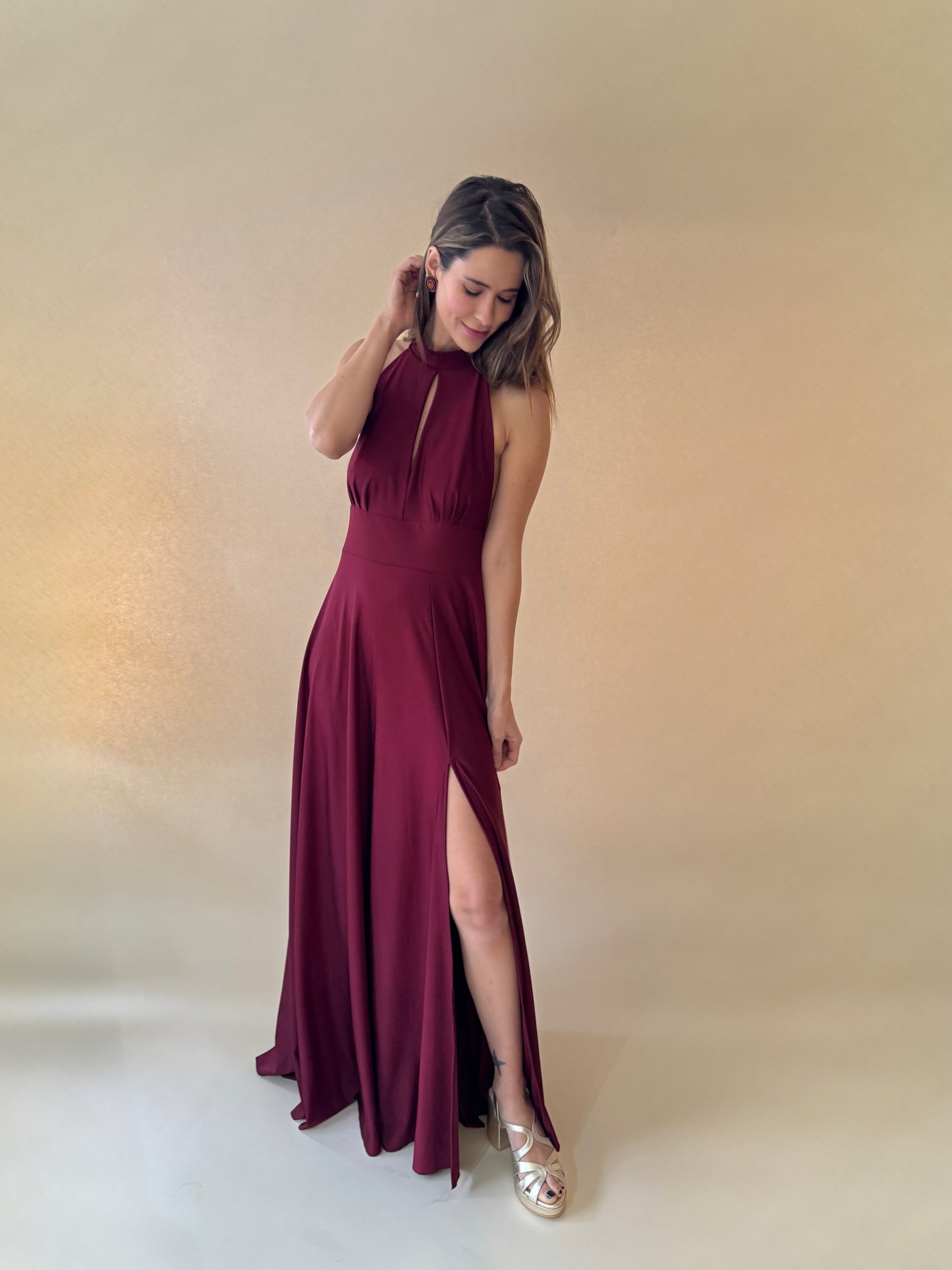 Vestido Lili - Burdeo