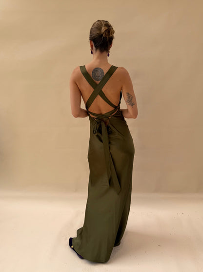 Vestido Dominga - Verde Oliva