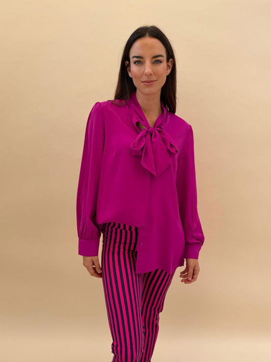 Blusa Flori - Fucsia