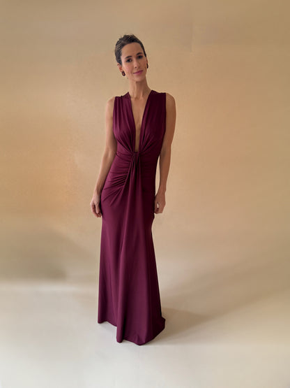 Vestido Anne - Burdeo