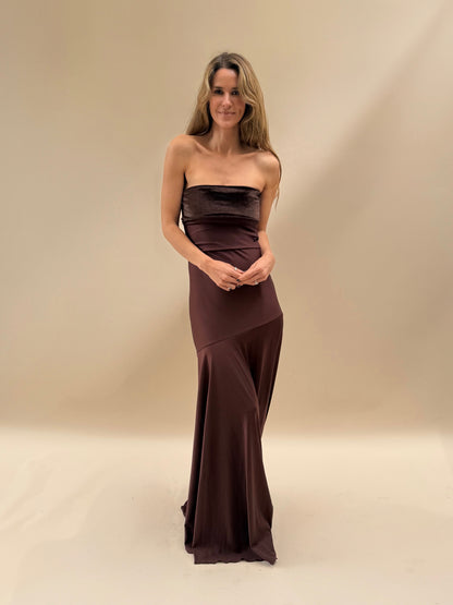 Vestido Mila - Café