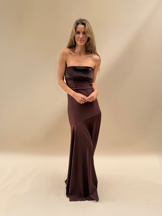 Vestido Mila - Café