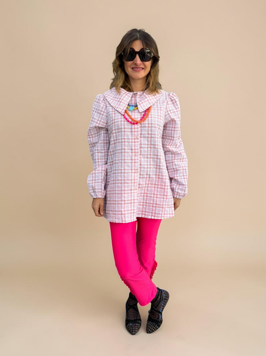 Blusa Clarita - Cuadrille Rosa