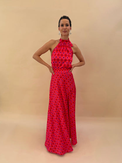 Falda Lucía - Rojo Morado