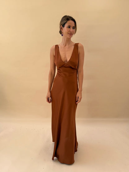 Vestido Dominga - Cobre