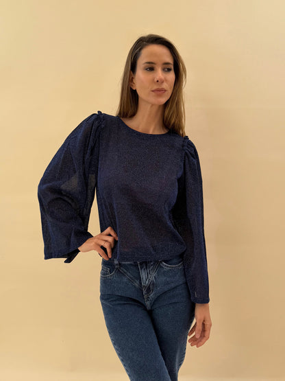 Polera Slavka - Azul