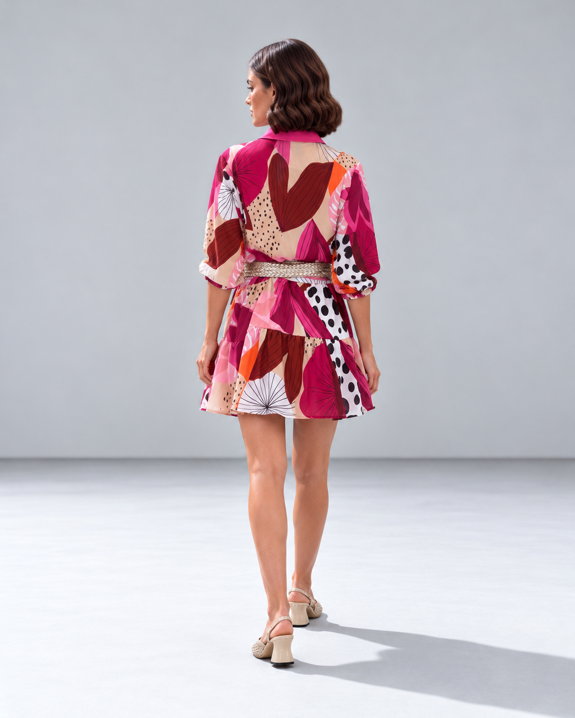 Vestido Camille - Corto Rosado