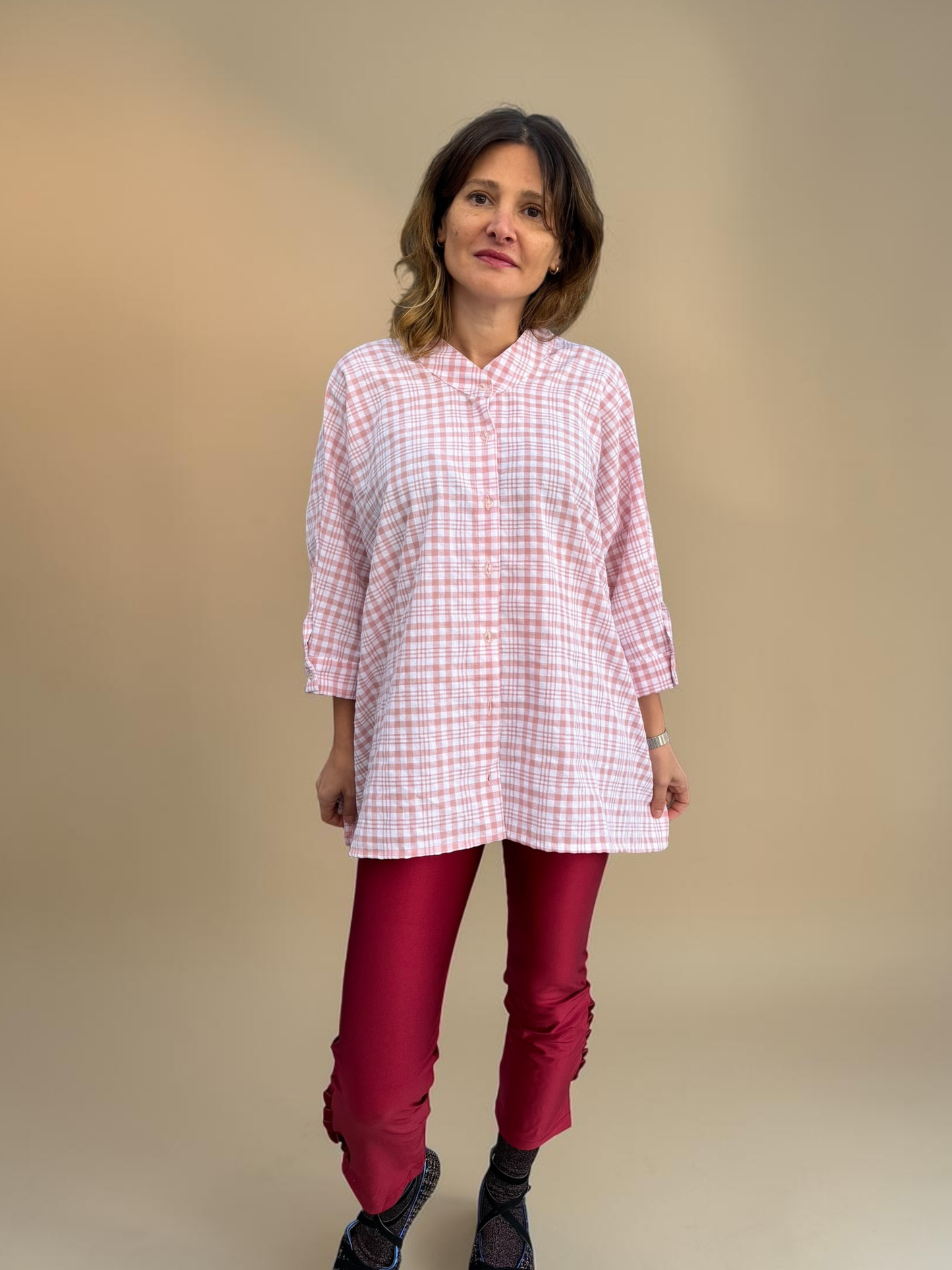 Blusa Paz - Cuadrille Rosa
