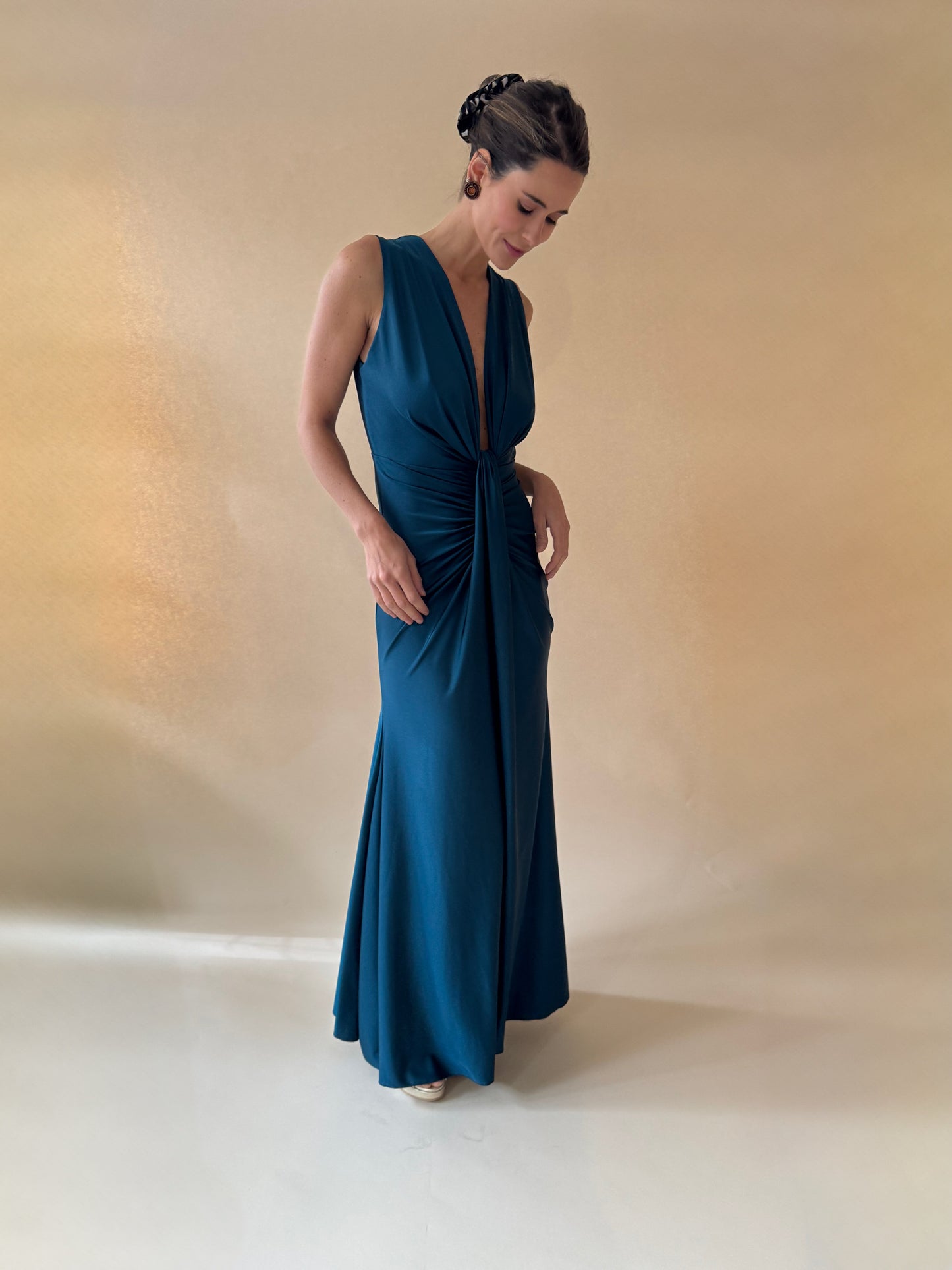 Vestido Anne - Petróleo