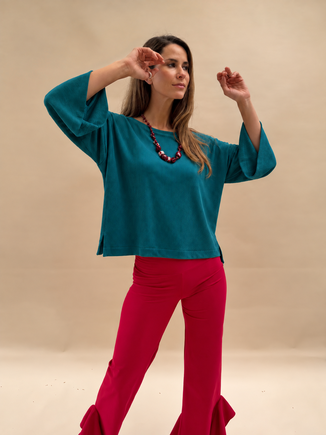 Polera Claudia - Petróleo