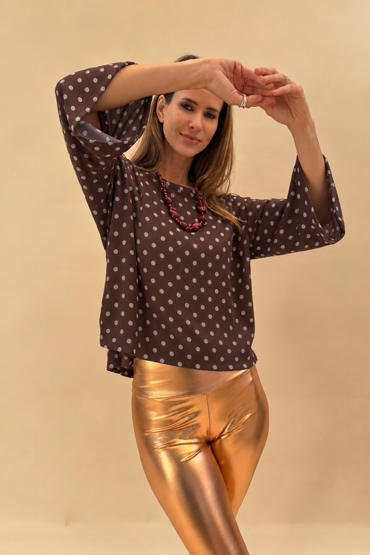 Polera Claudia - Puntos Café